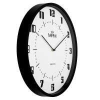 Nástenné hodiny MPM, 4206 retro biela
